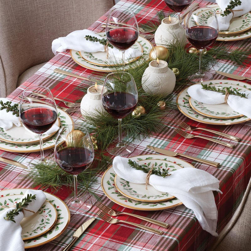 Lenox 883430 Holiday 3-Piece Place Setting, Christmas Set, Hosting, Red & Green - Image 3